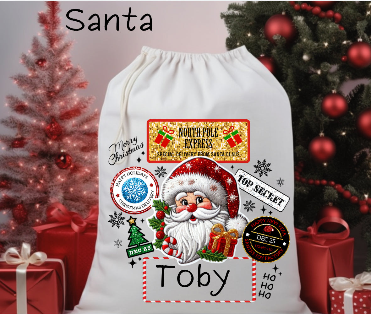 Christmas Santa Sacks