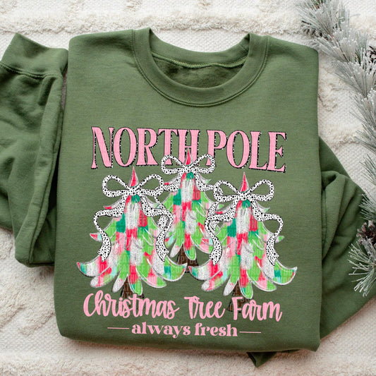 North Pole Christmas Tree Farm (Pink)