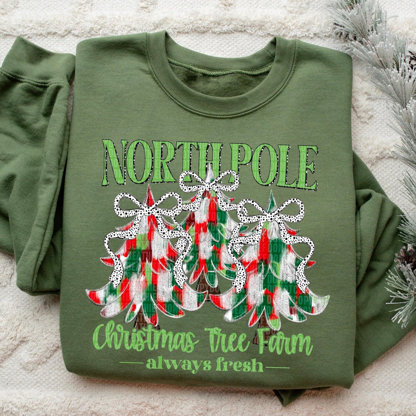 North Pole Christmas Tree Farm (Green)