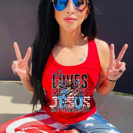 She Loves Jesus & America Too