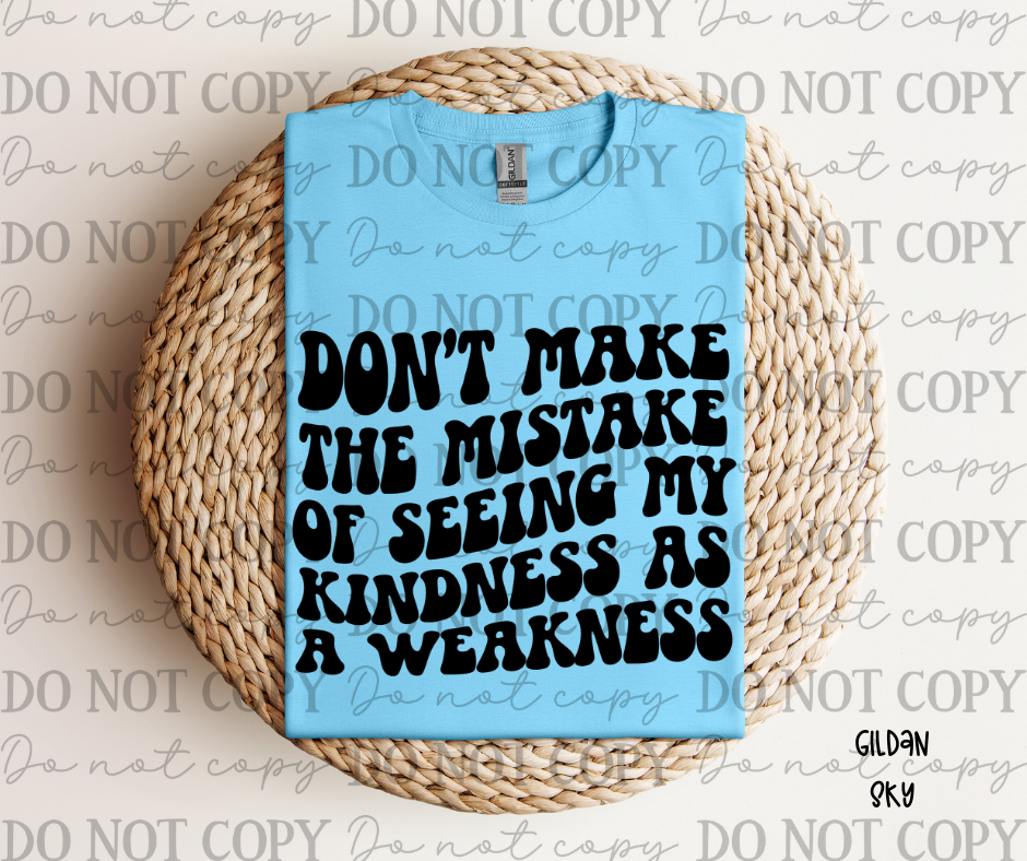 Don't Make The Mistake