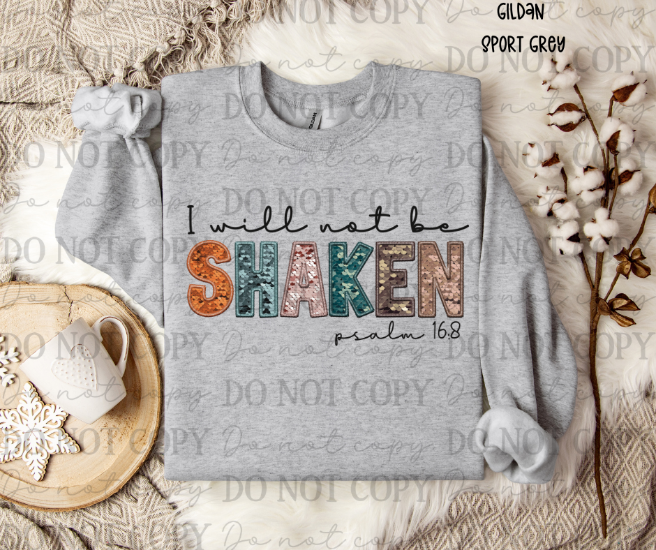 I Will Not Be Shaken